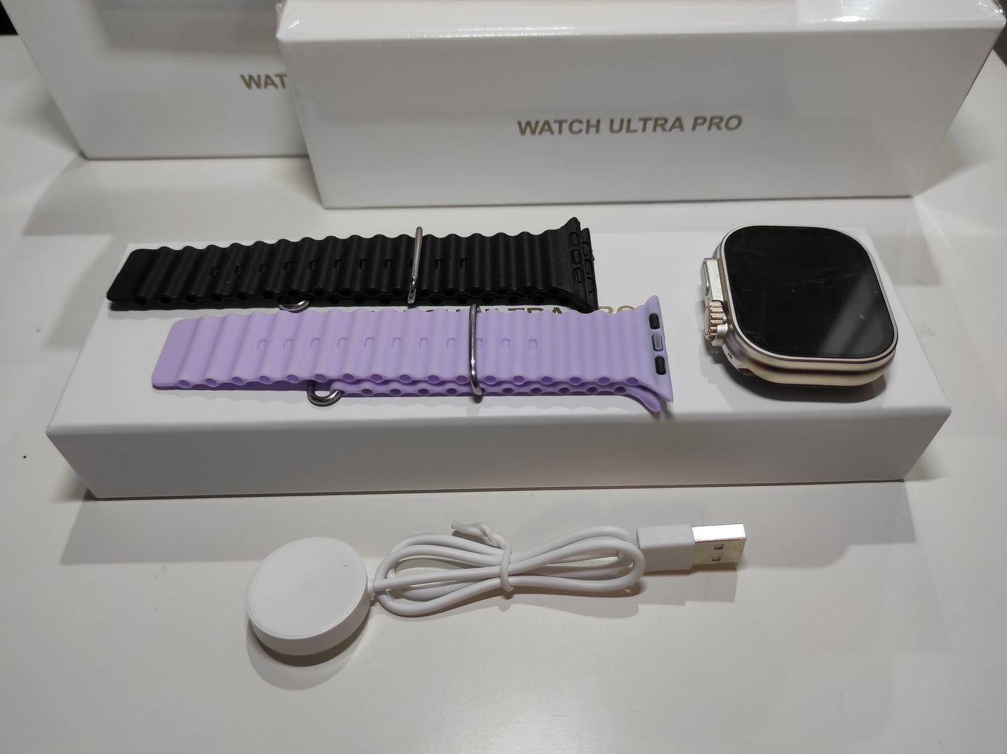 Smartwatch Ultra Pro con 2 correas ( negro + morado ) - additional image 11