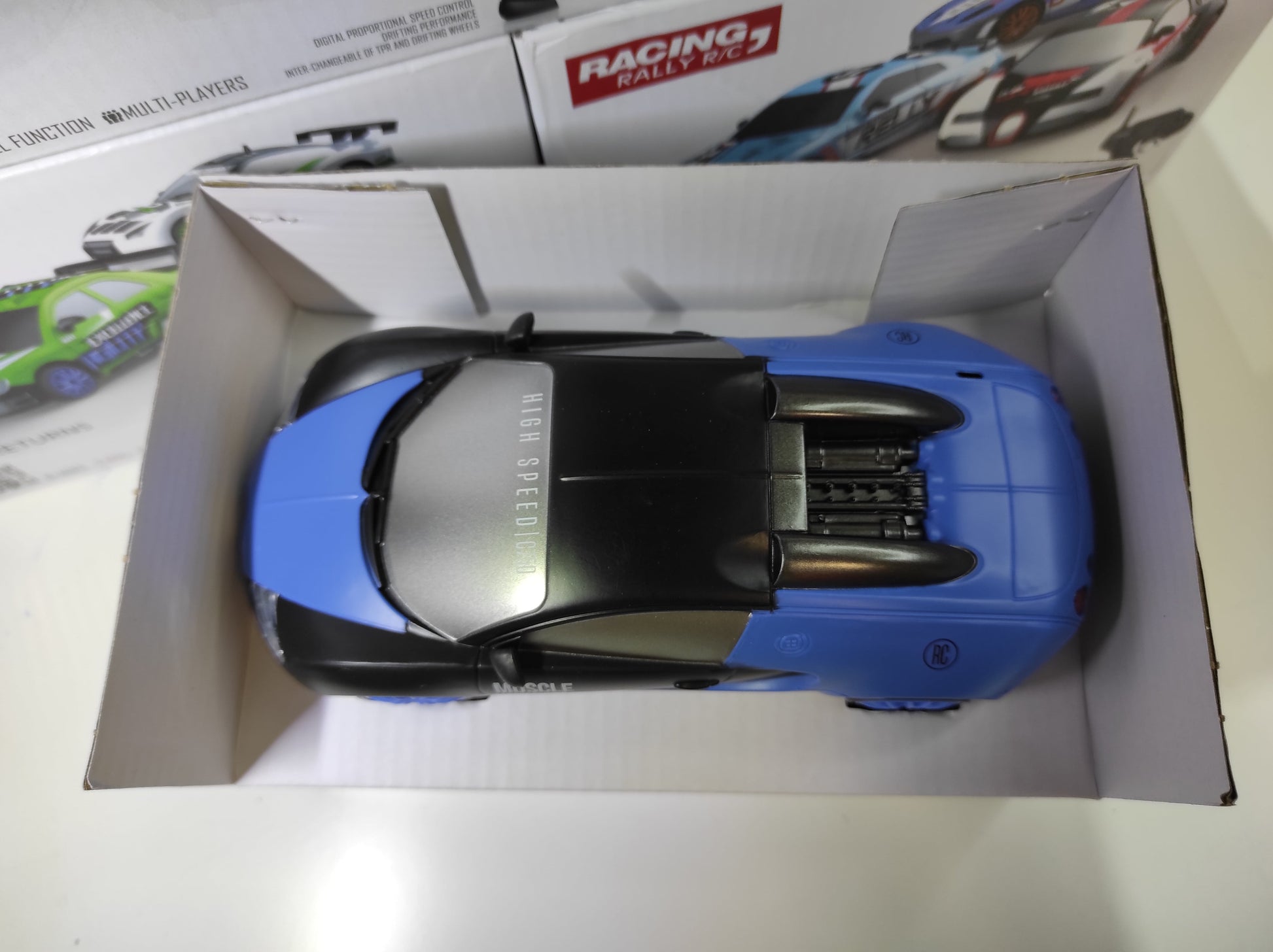 Coche teledirigido drift 1:24 BUCATTI AZUL - additional image 6