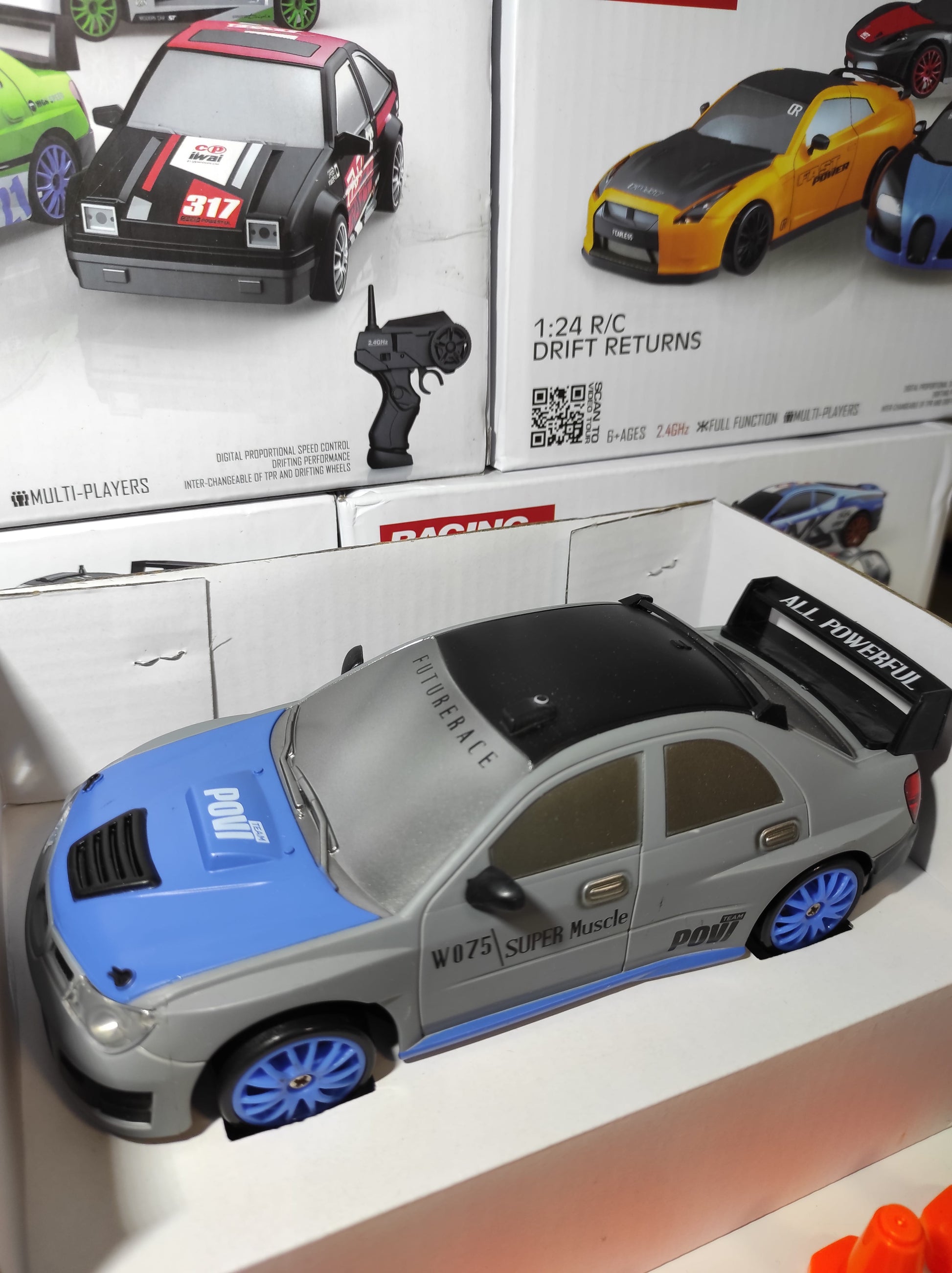 Coche teledirigido drift 1:24 SUBARU GRIS - additional image 5