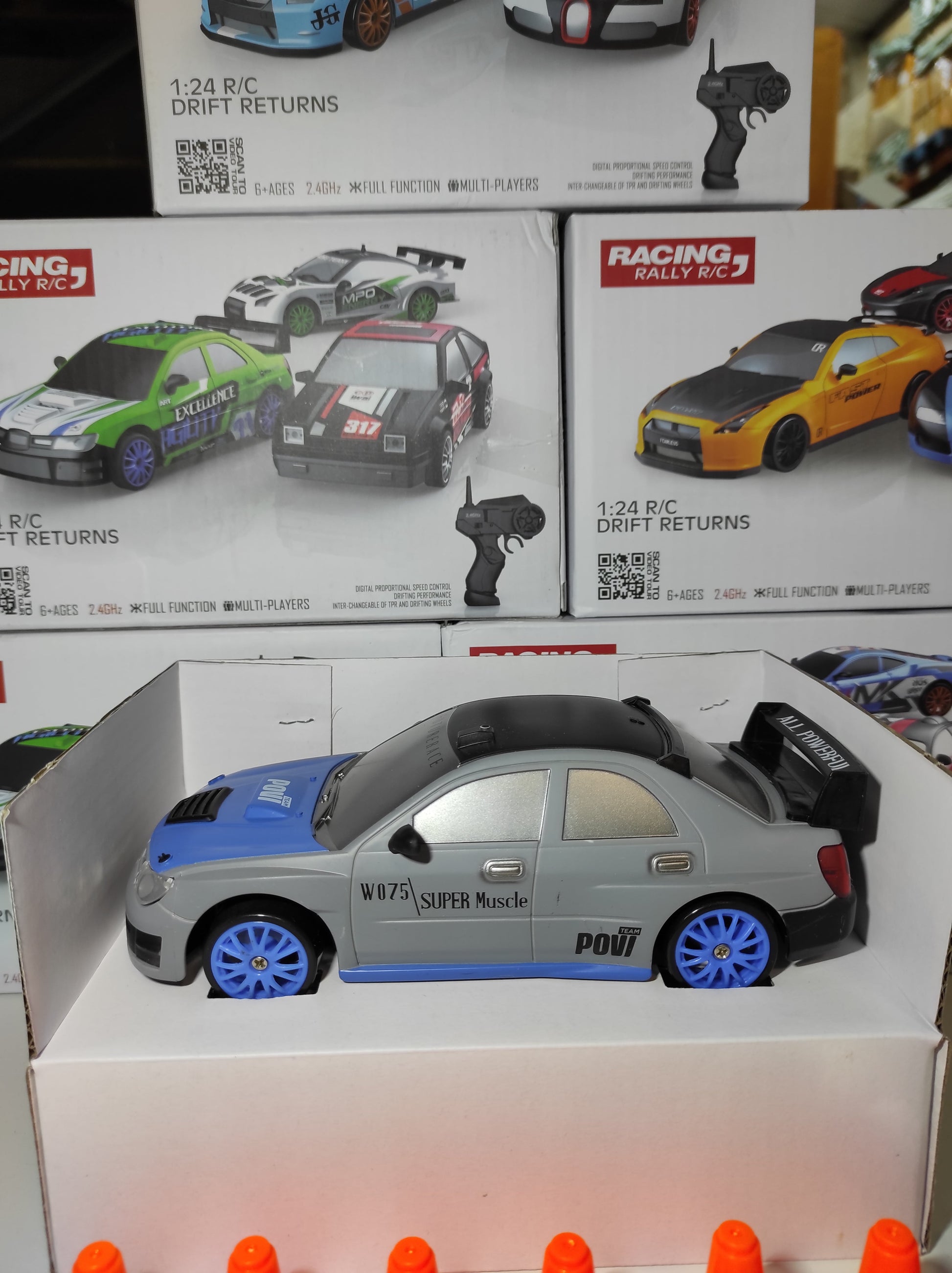 Coche teledirigido drift 1:24 SUBARU GRIS - additional image 9